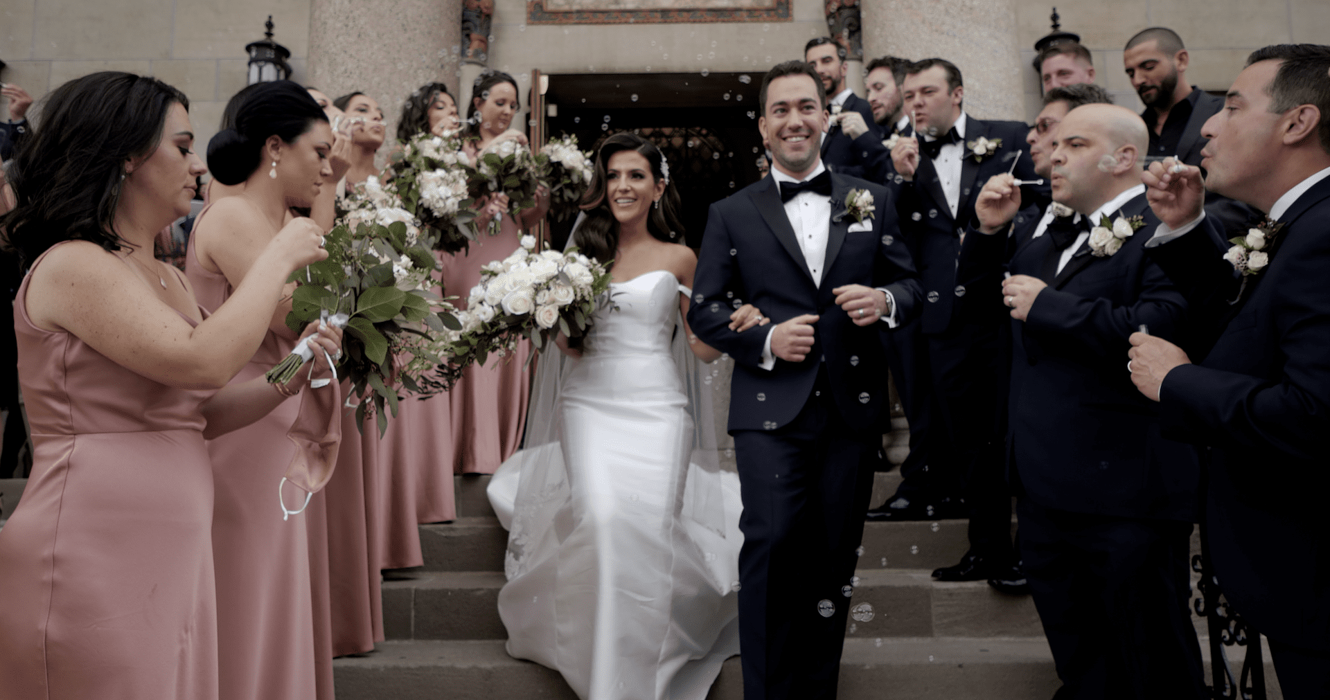 Cermeony Exit at Holy Trinity Church, Hackensack, NJ