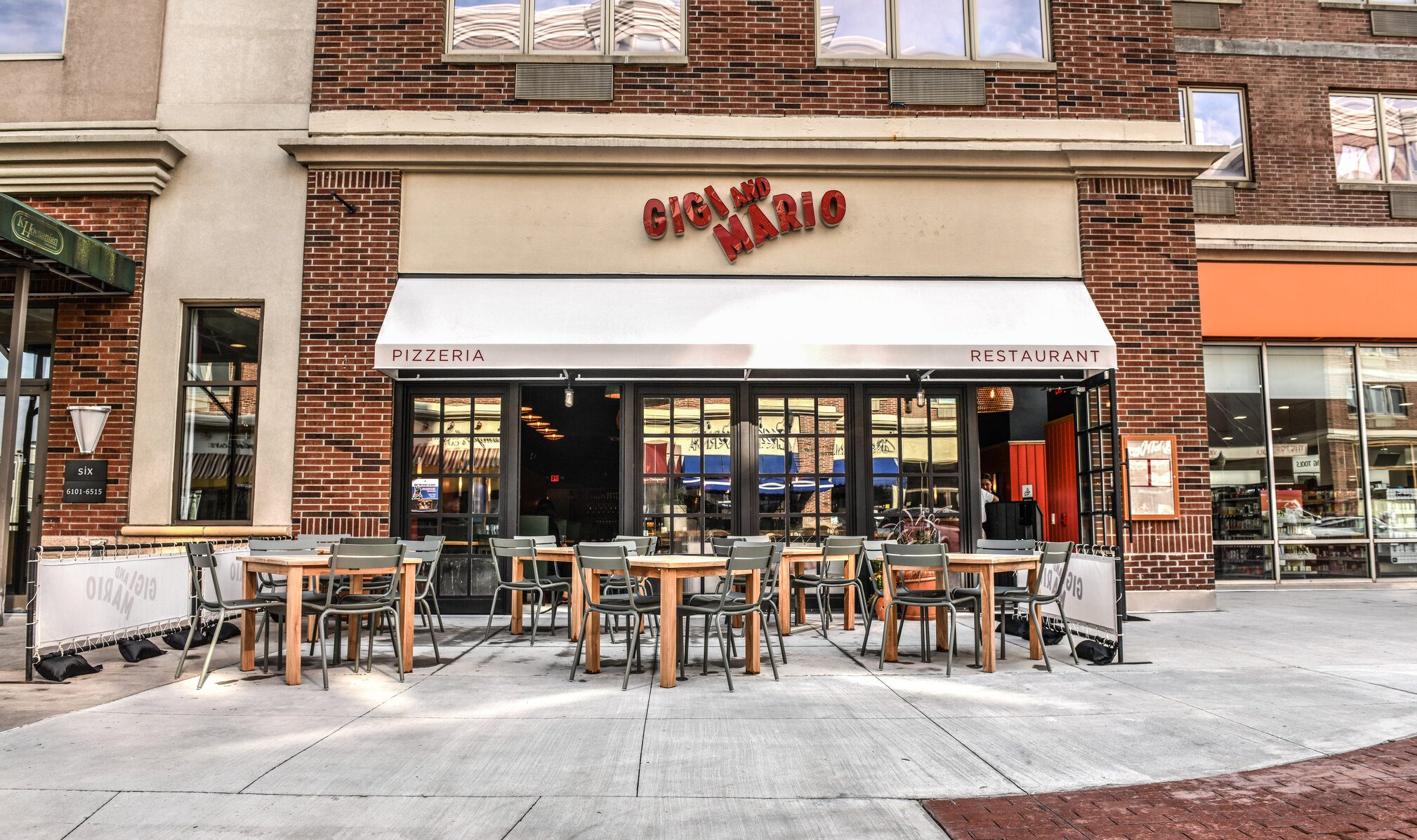 Gigi and Mario Restaurant Exterior