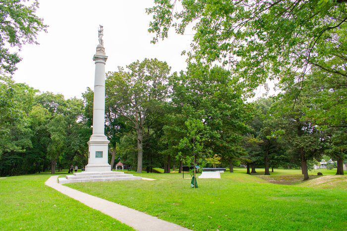Memorial Statue from The Battle of Red Bank