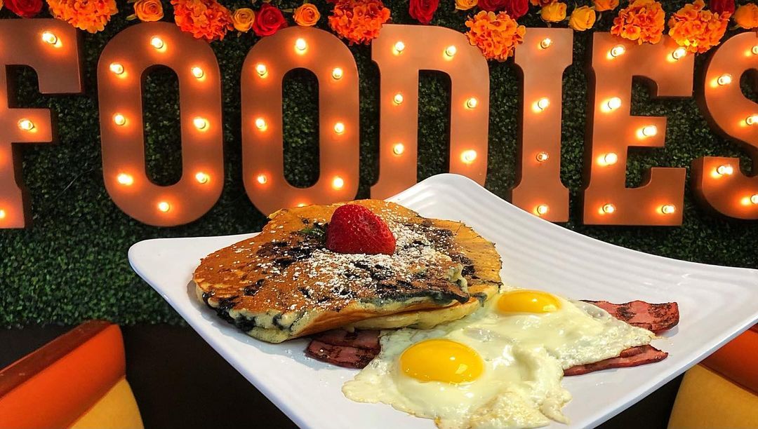 Foodies Pancake and Eggs Breakfast