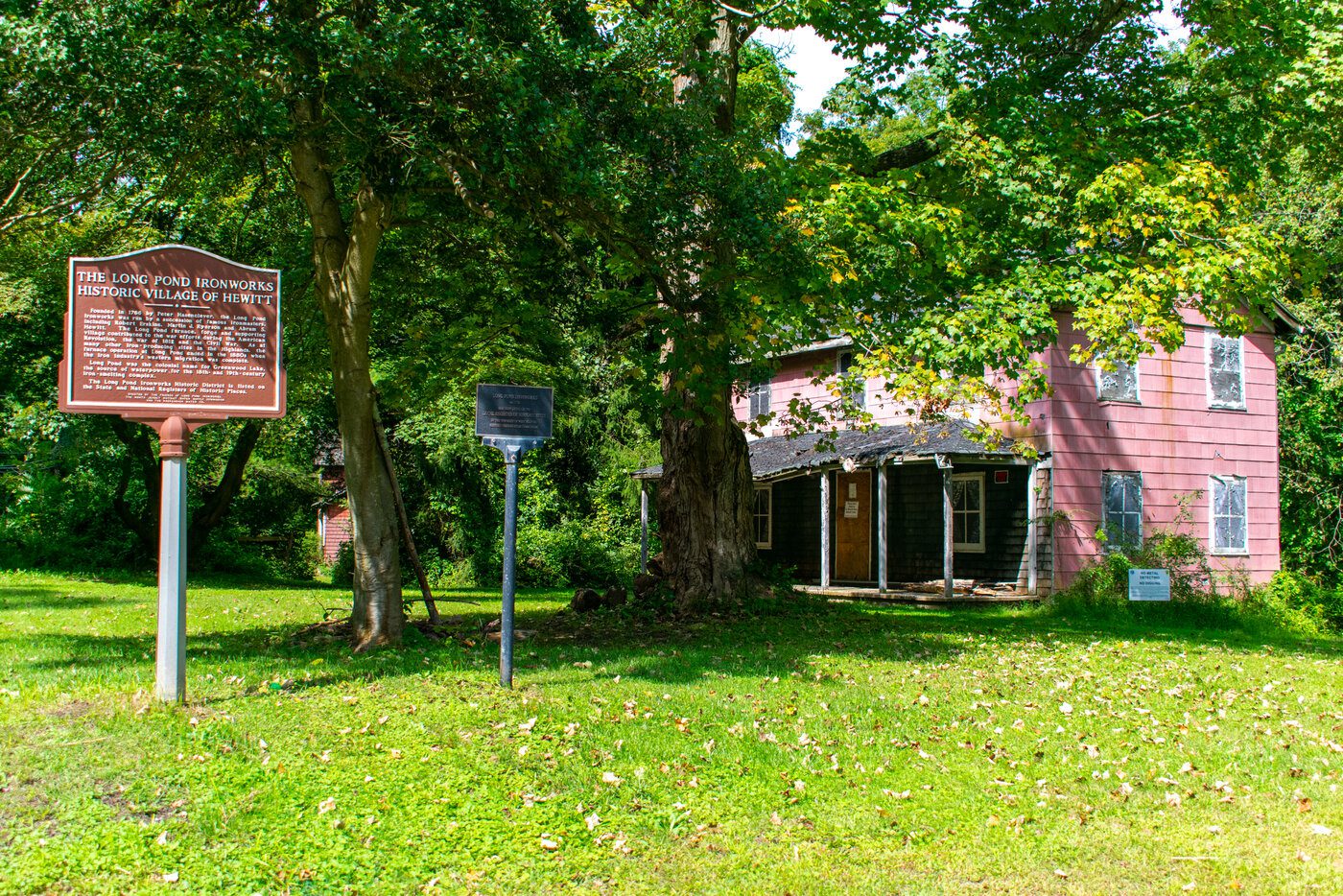 Long Pond Ironworks Sign