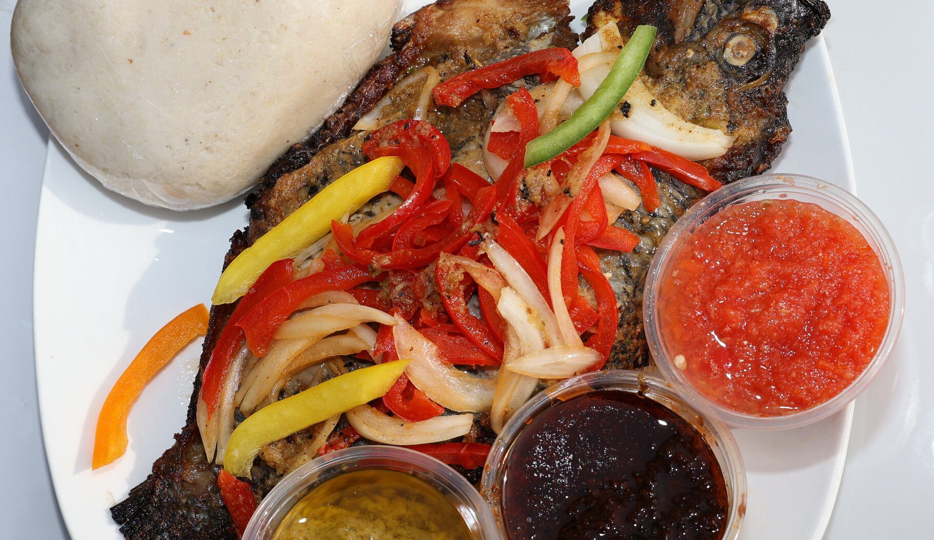 Banku & Tilapia from Asante's Restaurant