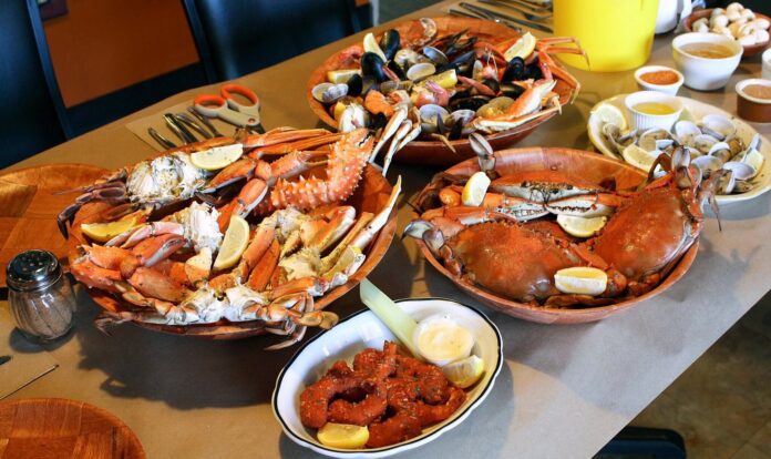 Best Seafood Restaurants Blue Claw Crab Dinner