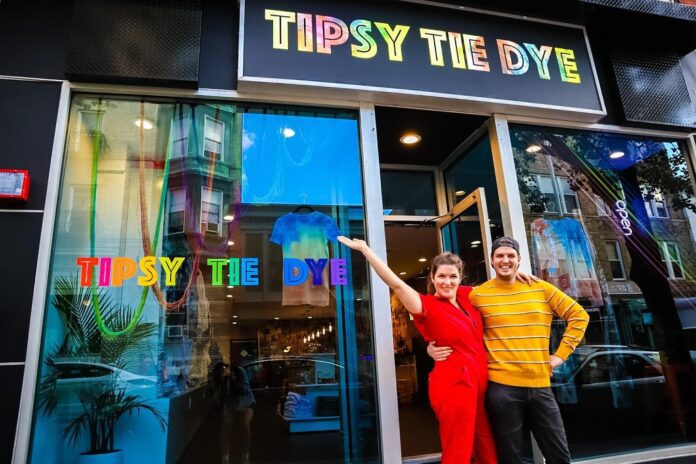 Tipsy Tie Dye Store and Owners Katie and Kevin Tague