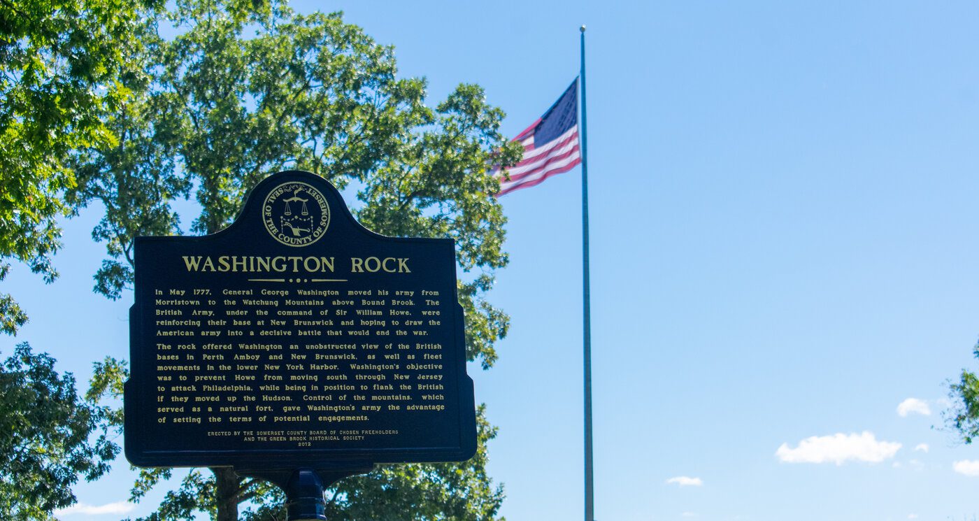 Washington Rock State Park Sign