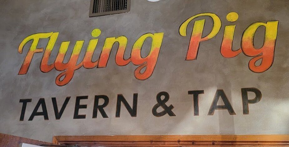 Flying Pig Tavern Sign