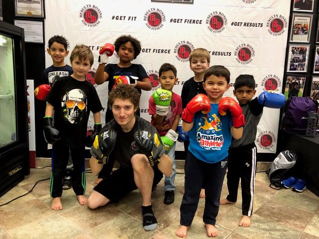 Coach Lupo with Kids