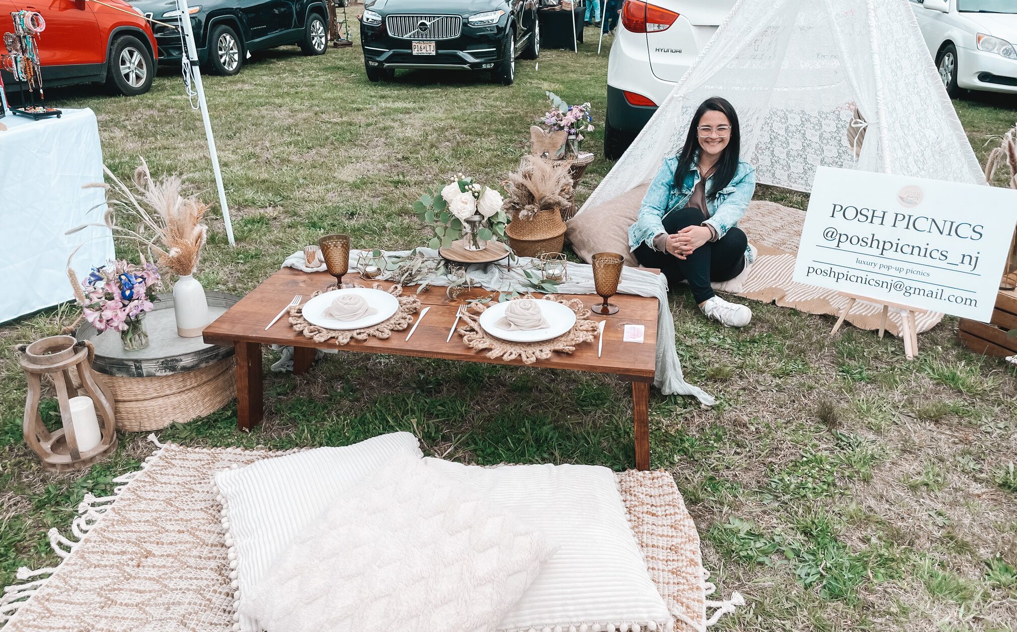 POSH Picnics Display