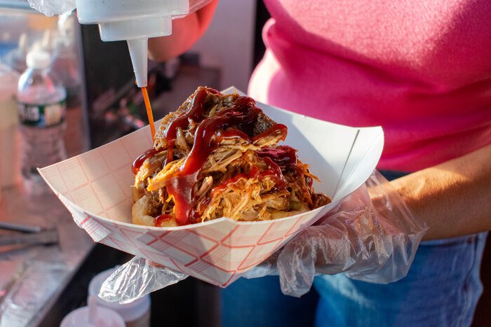 BBQ Pulled Pork Waffle