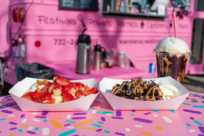 Dessert with Ice Cream Float