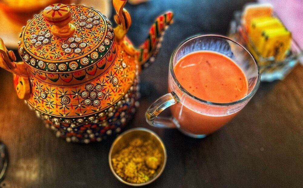 chai tea table setting