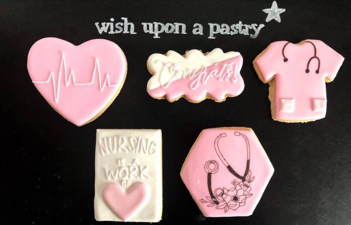 Nurse Themed Sugar Cookies