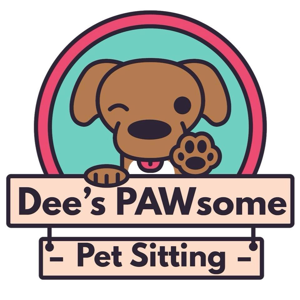 Dee's Pawsome Pet Sitting Logo