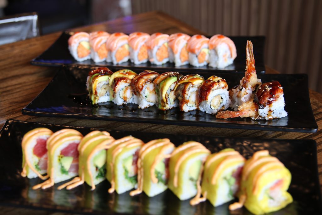 Selection of Sushi Rolls
