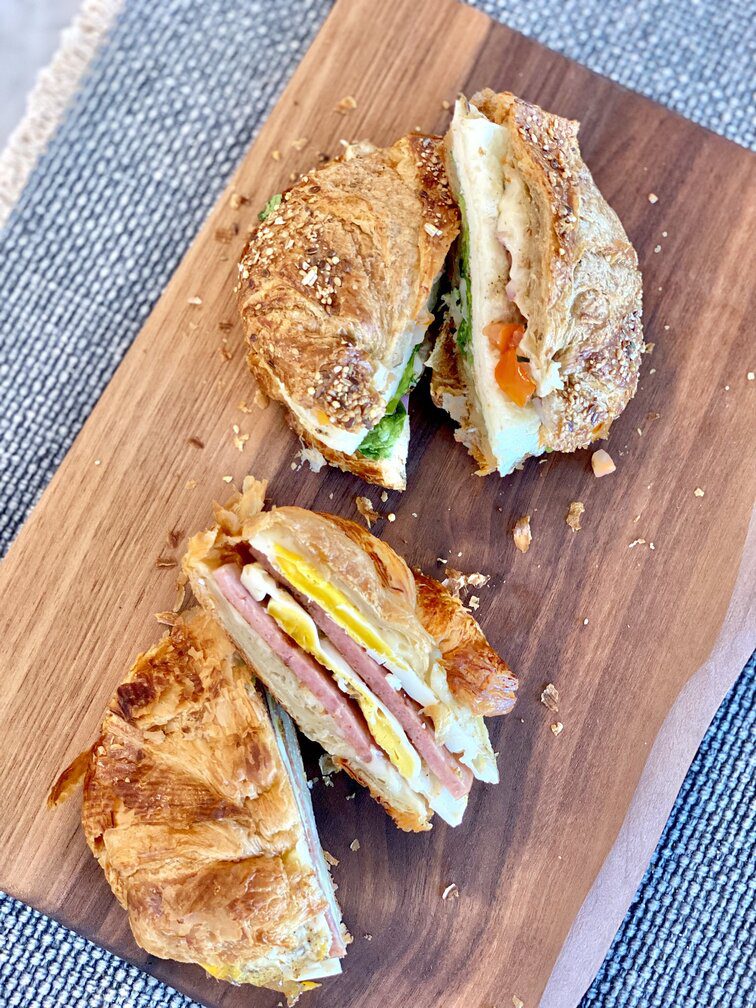Breakfast Croissant Sandwich