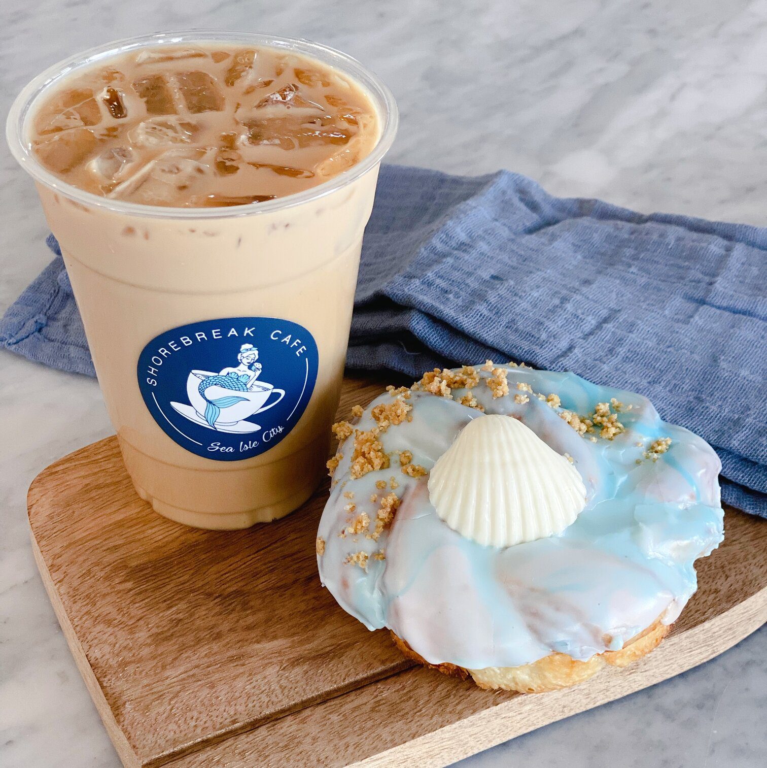 Drink and Shorebreak Beach Bun