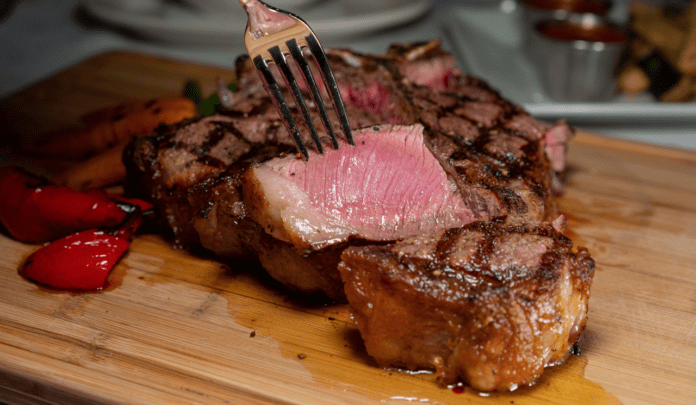 Photo of Perfectly Prepared Steak Courtesy of Rare the Steak House, one of The Best Steakhouses in New Jersey