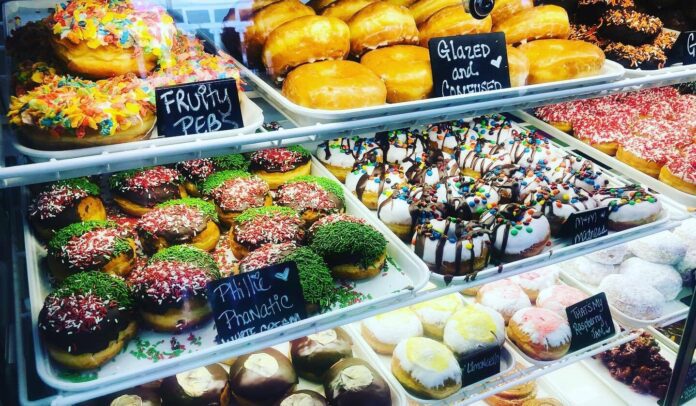 Maggie Moose Bakery Donut Display Case