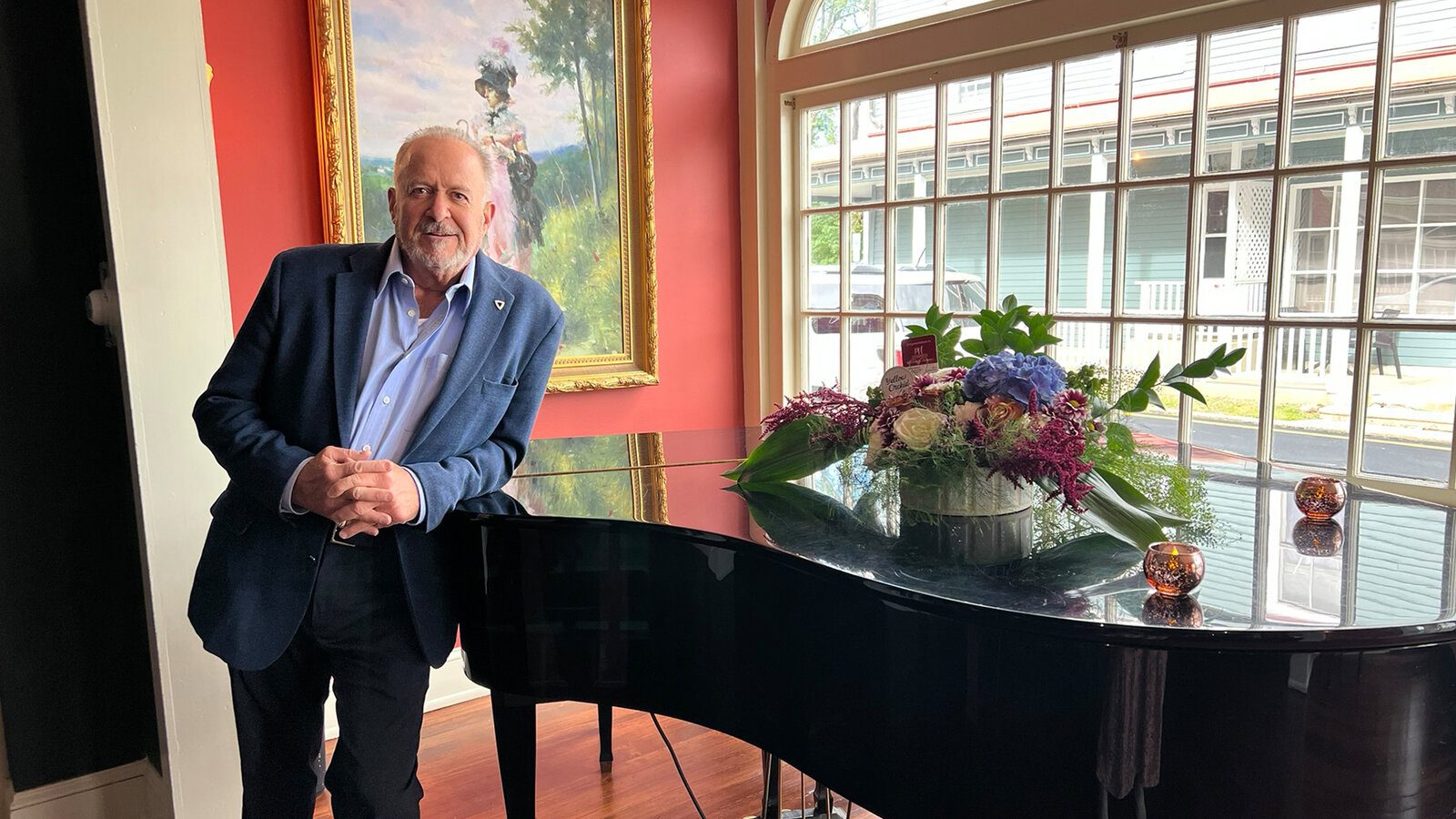 Steve Bussel By Grand Piano