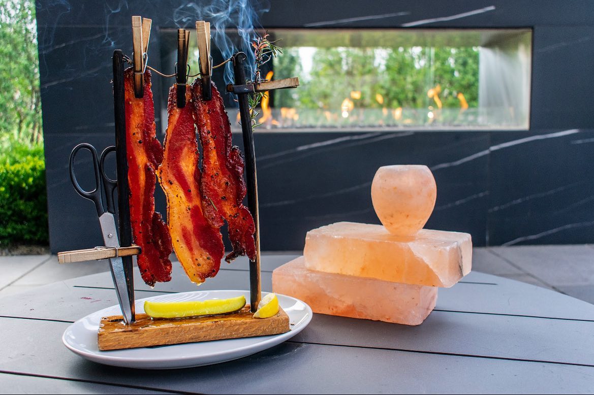 Clothesline Bacon at Orchard Park by David Burke