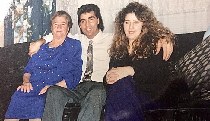 Valter Cianni, Grandmother Solema Cianni, Sister Gabriella Cianni, Photo by Carmelina Cianni