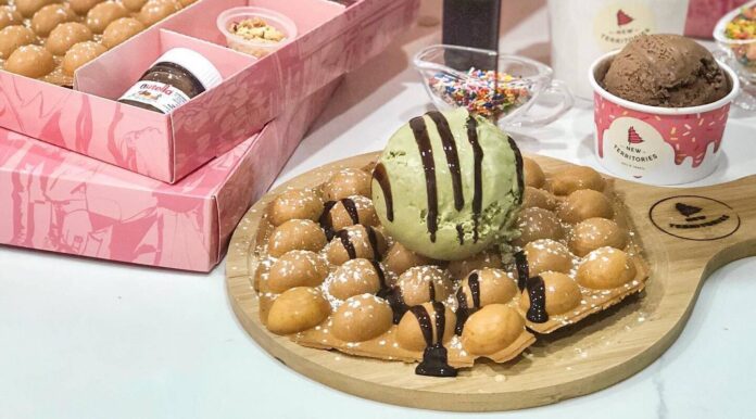 New Territories Ice Cream Bubble Waffle Care Package