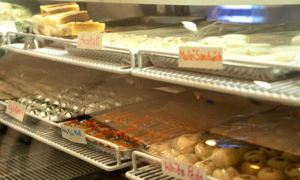 Sweets Fridge filled with Authentic Indian Desserts