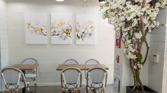 Cherry Blossom Cafe Interior