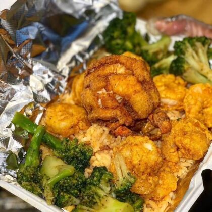 Fried Lobster and Shrimp