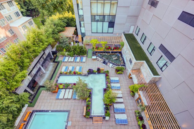 SoJo Spa Club aerial view