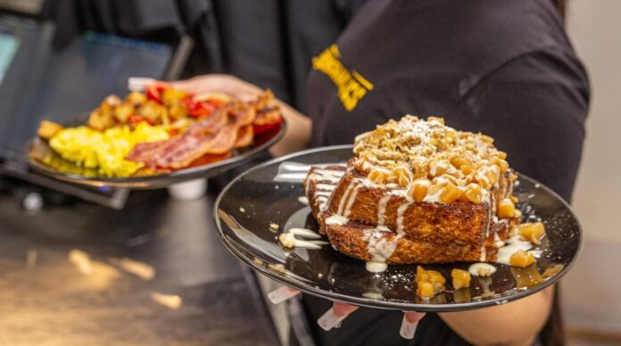 Brunchaholics Server with Two Trays