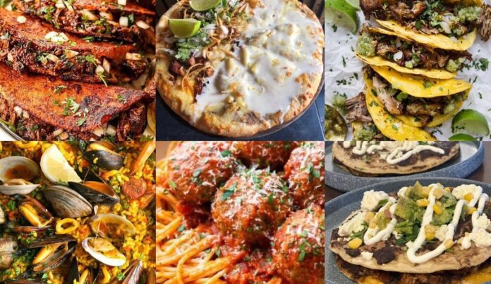 Agave Brunch Bistro Menu Collage