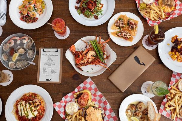 Black Whale Bar Seafood Display