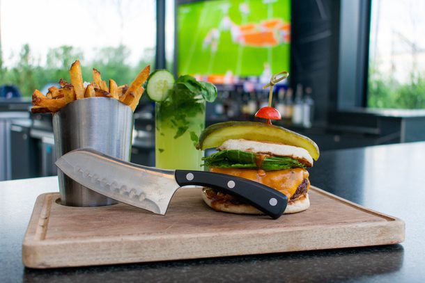 Burger from Orchard Park by David Burke