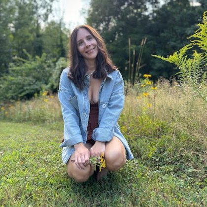 Nicole Moss posing outdoors