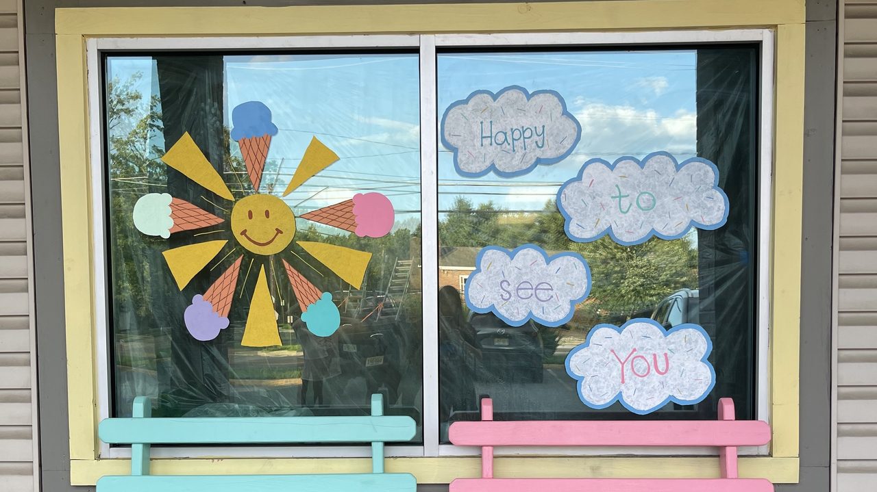 Happy Scoops Window Display