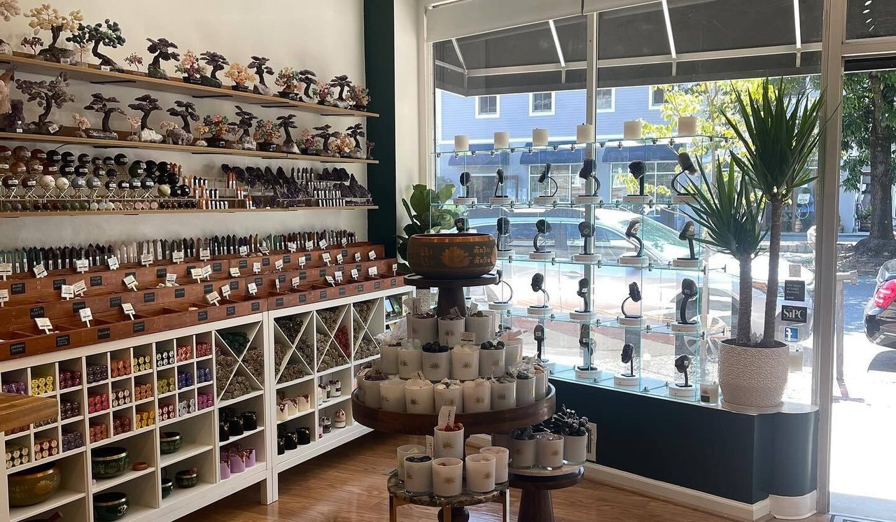Crystals & Candle Shop Interior