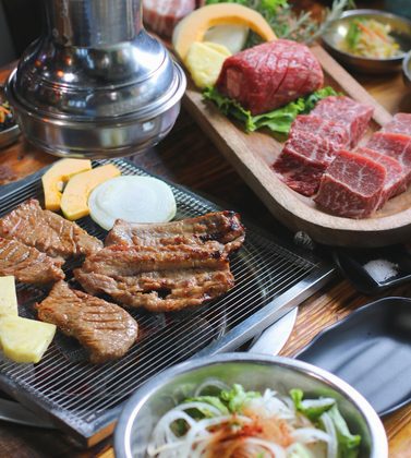 Cooking Meat over Charcoal