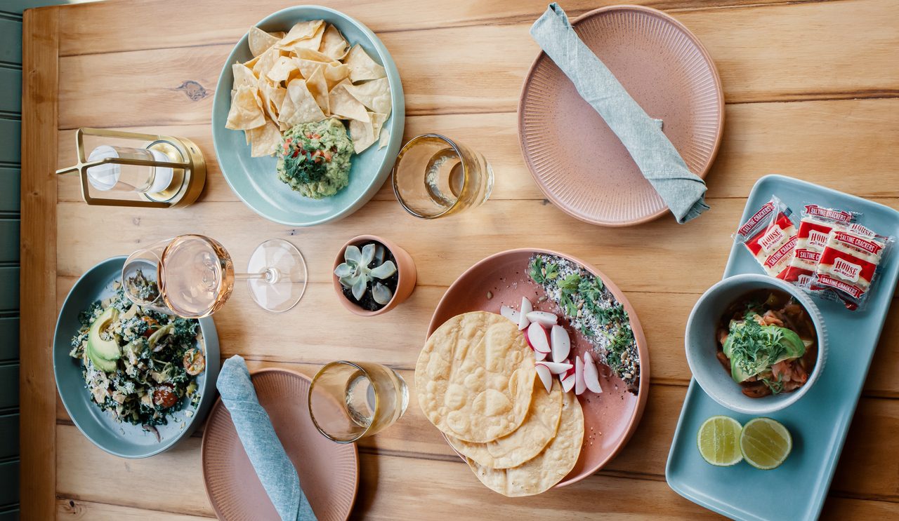 Maize Cocina & Cocktails Food Spread