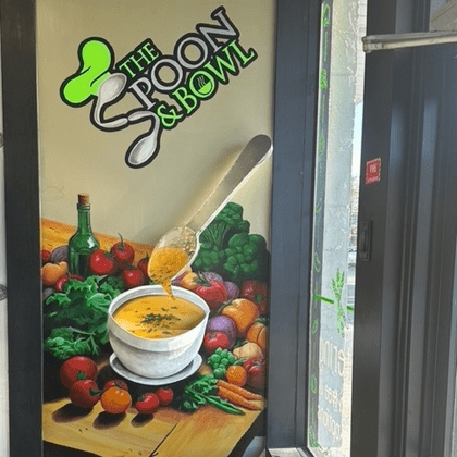 Logo of soup from The Spoon & Bowl