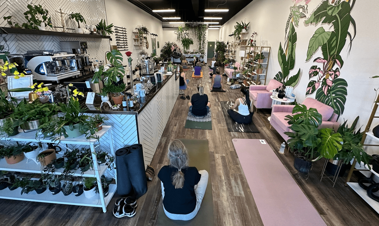 The Plant Lady's House Yoga Class