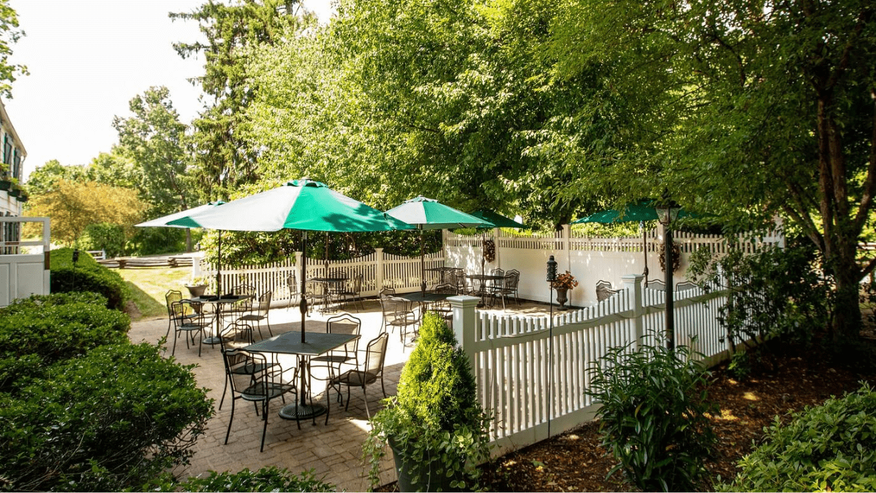 The Grain House Restaurant at Olde Mill Inn, one of The 20 Best Outdoor Dining Restaurants in New Jersey