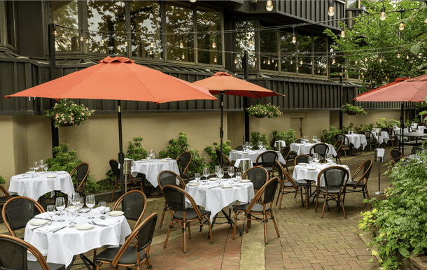 Patio Dining at La Pergola