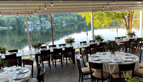 Waterfront Seating at Andre's Lakeside Dining