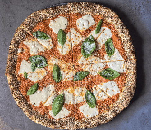 Vodka Pie with Everything Bagel Crust