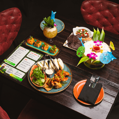 Cellar 335 Signature Food Presentation