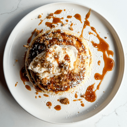 Carrot Cake Pancakes from The Table at 3 Acres.
