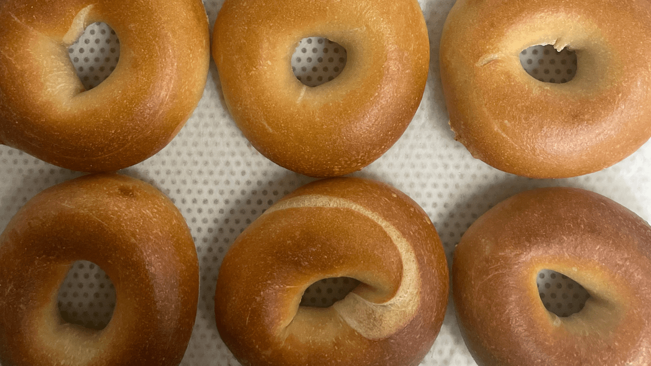 Fresh bagels from The Bagel Club