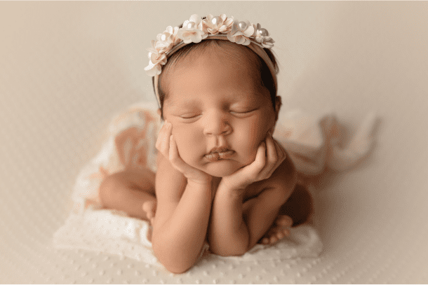 Photo of Newborn posing from Cristina Marie Photography