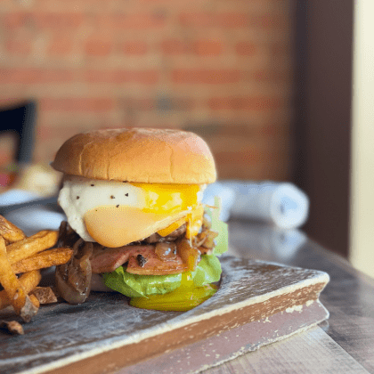 Brunch Burger from B2 Bistro